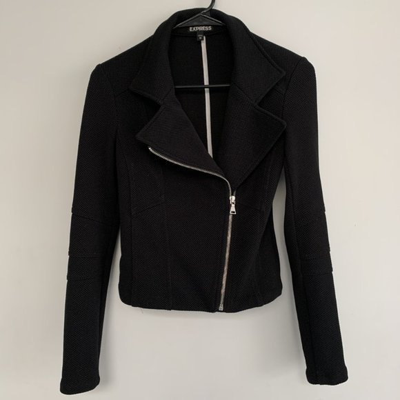 EXPRESS biker style blazer (Moto Jacket with zipp - Picture 1 of 7